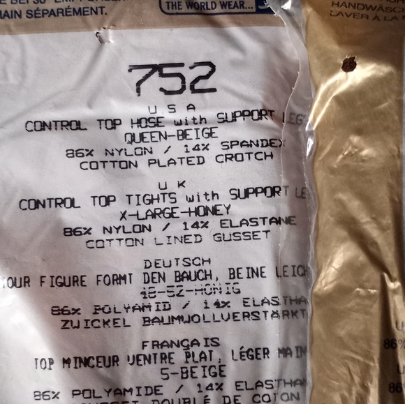 Control top pantyhose - Picture 3 of 4